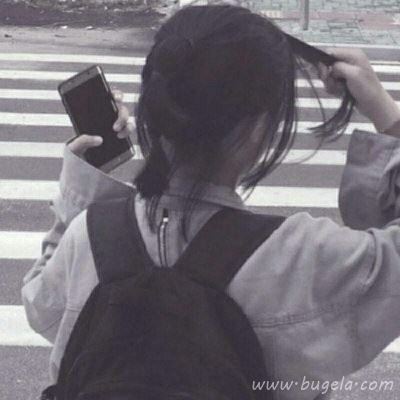 小清新女生背影女生微信头像图片