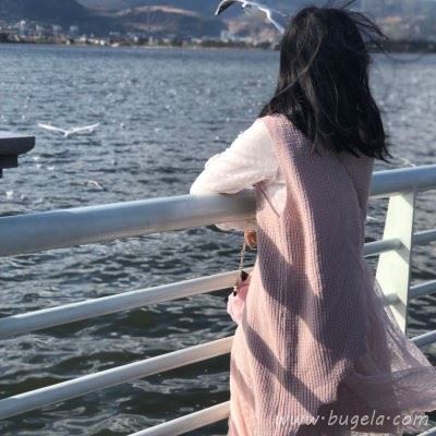 小清新女生背影女生微信头像图片