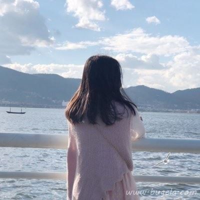 小清新女生背影女生微信头像图片