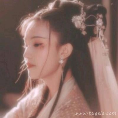 红色古风伤感古风女生头像图片