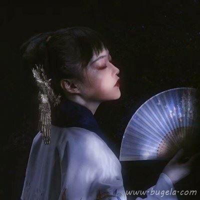 红色古风伤感古风女生头像图片