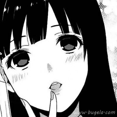 动漫黑白高冷孤独女头像图片