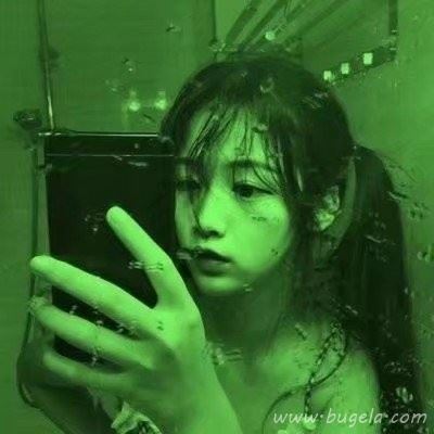 时尚最新绿色女生头像2021最火爆图片