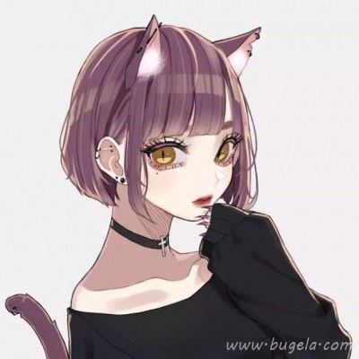 动漫高冷傲娇短发女头像 短发冷艳女生动漫头像图片