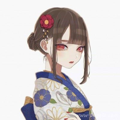 动漫高冷傲娇短发女头像 短发冷艳女生动漫头像图片