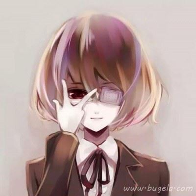 丧系动漫黑白女生头像 黑暗系病娇动漫女头像图片