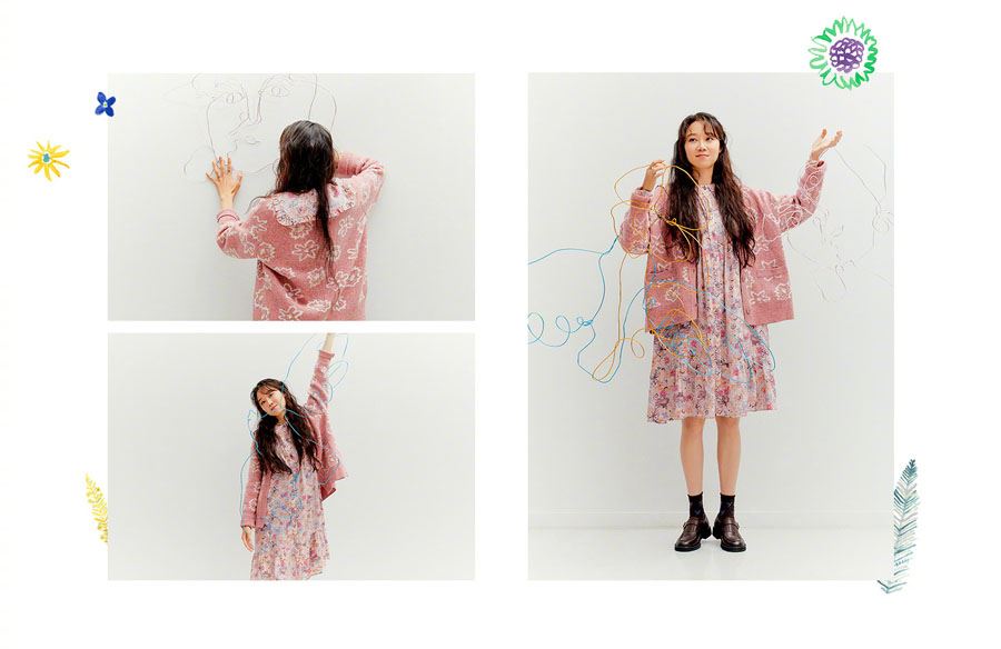 孔孝真个性涂鸦风格写真图片