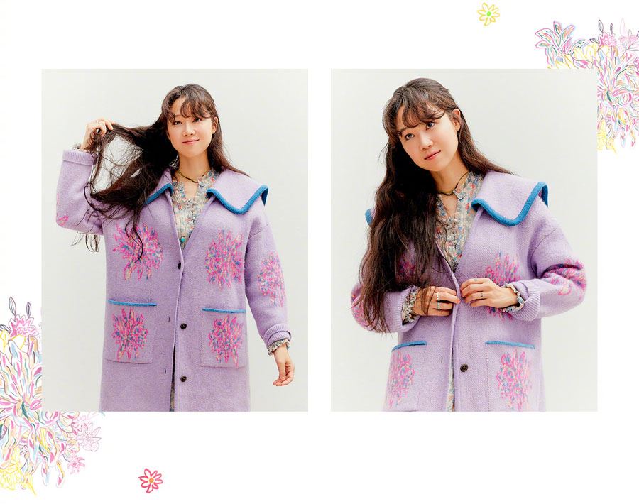 孔孝真个性涂鸦风格写真图片