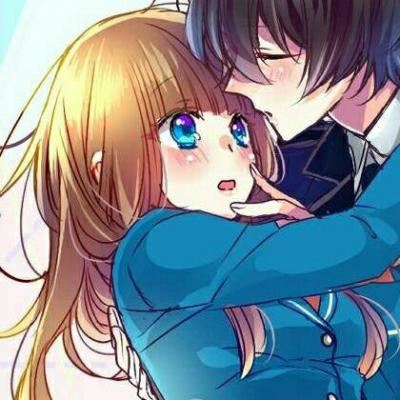 情侣头像好看动漫一对一 半身可爱图片