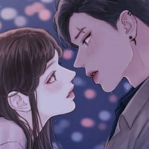 男生给女生扎头发的动漫情侣头像 动漫情侣图片