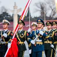 中国人民解放军三军仪仗队威武头像_微信头像大全图片