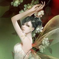 侧脸女生头像意境唯美手绘_微信头像大全图片