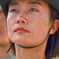 国庆阅兵女兵方队唯美头像_微信头像大全图片