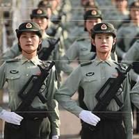 国庆阅兵女兵方队唯美头像_微信头像大全图片
