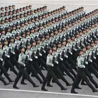 国庆阅兵女兵方队唯美头像_微信头像大全图片