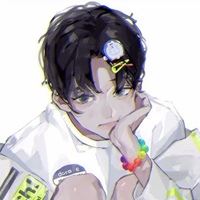 动漫忧郁男女头双手奉上_微信头像大全图片