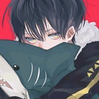 动漫忧郁男女头双手奉上_微信头像大全图片