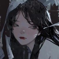 忧郁美美女/丧气/黑白忧郁_微信头像大全图片