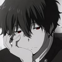 忧郁动漫男生头像：伤感孤独系列合集_微信头像大全图片