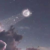 唯美的白月光洒落星空头像（15张图）_微信头像大全图片