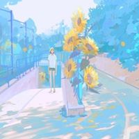 小清新治愈系插画风景唯美头像_微信头像大全图片