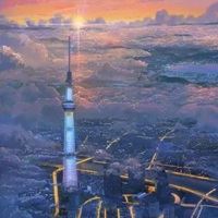 新海诚风格动漫美景头像_微信头像大全图片