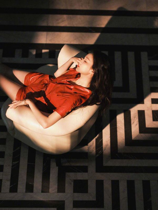 王楚然港风甜酷写真图片