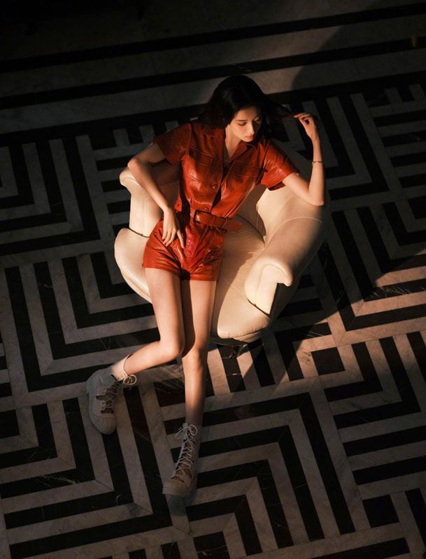 王楚然港风甜酷写真图片