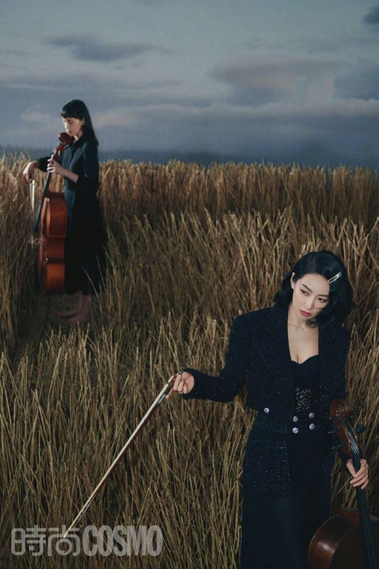 宋茜风吹苇浪大片写真图片