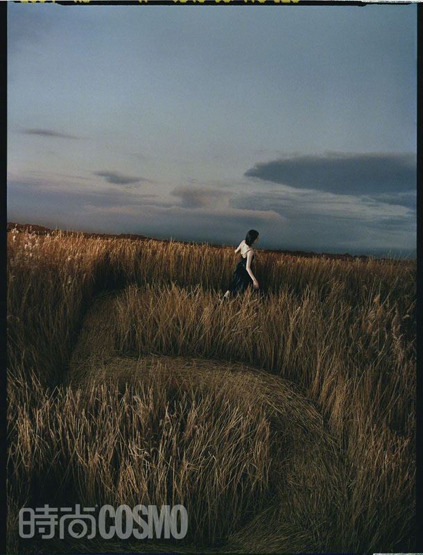 宋茜风吹苇浪大片写真图片