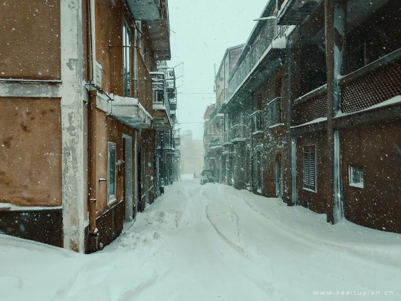 唯美纷纷扬扬的雪花图片大全
