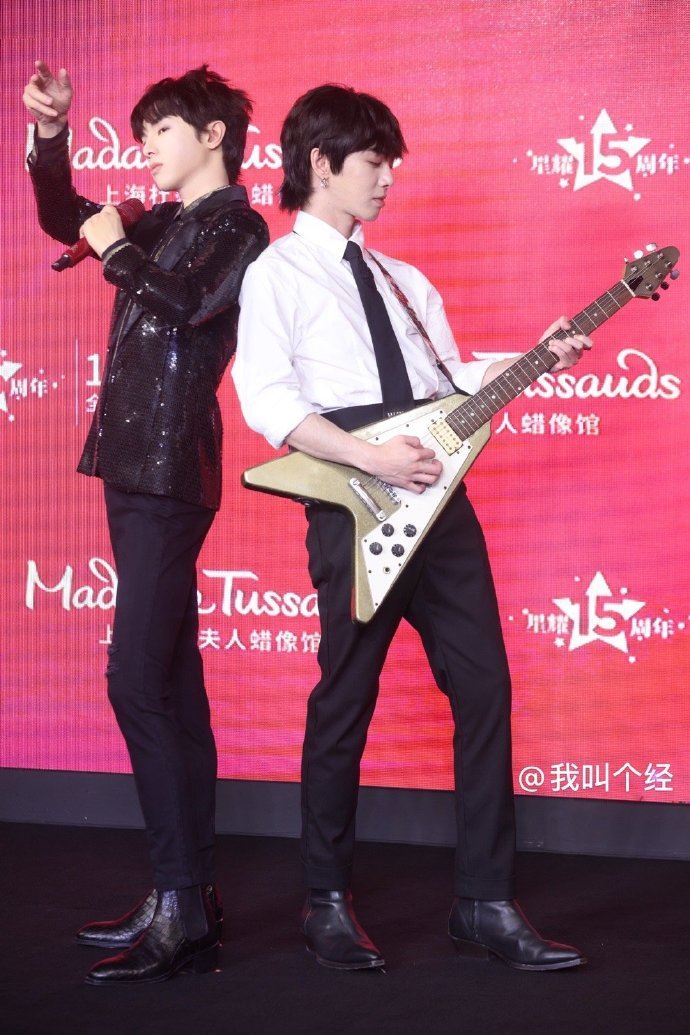 华晨宇入驻北京杜莎夫人蜡像馆