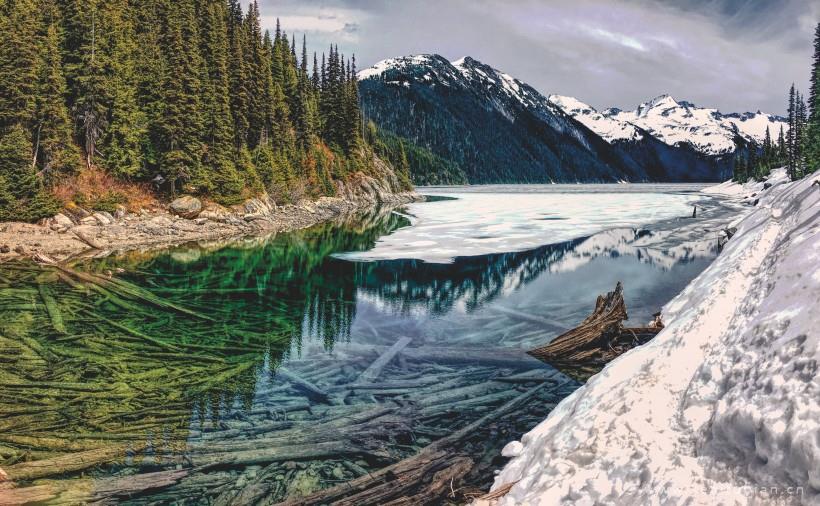 好看巍峨壮观的雪山风景图片大全