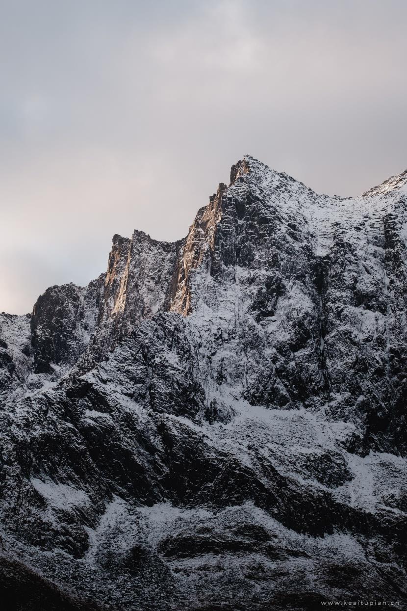 漂亮的雪山图片大全