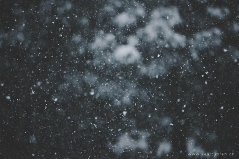 唯美纷纷扬扬的雪花图片大全