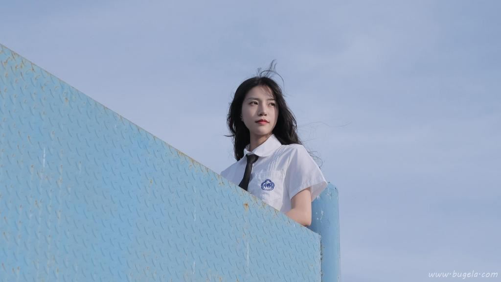 师大附中校服美女图片