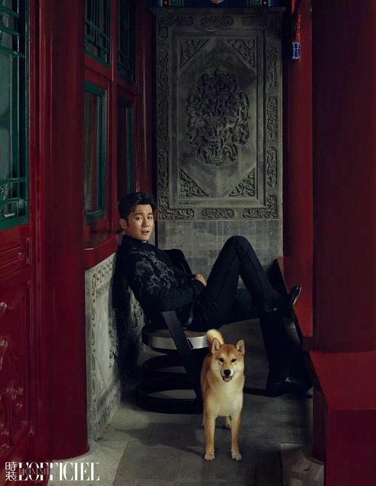 李晨复古时尚写真图片