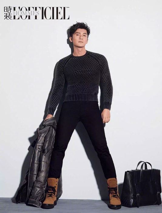 李晨活力型男写真图片