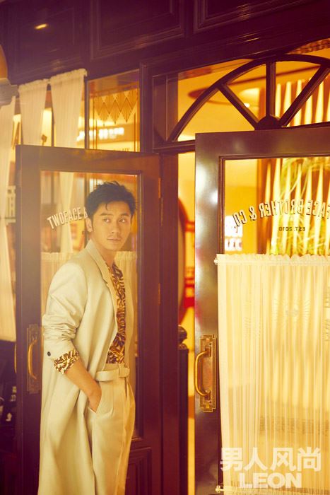 李晨光影氛围感大片写真图片