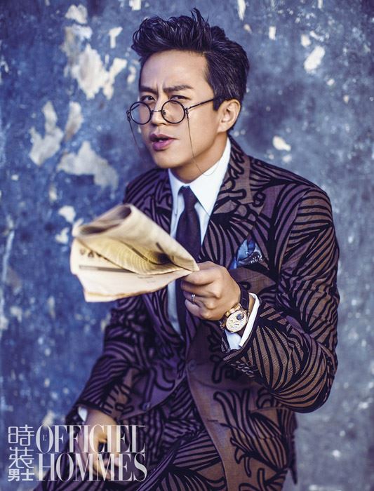 邓超时尚杂志趣味写真图片