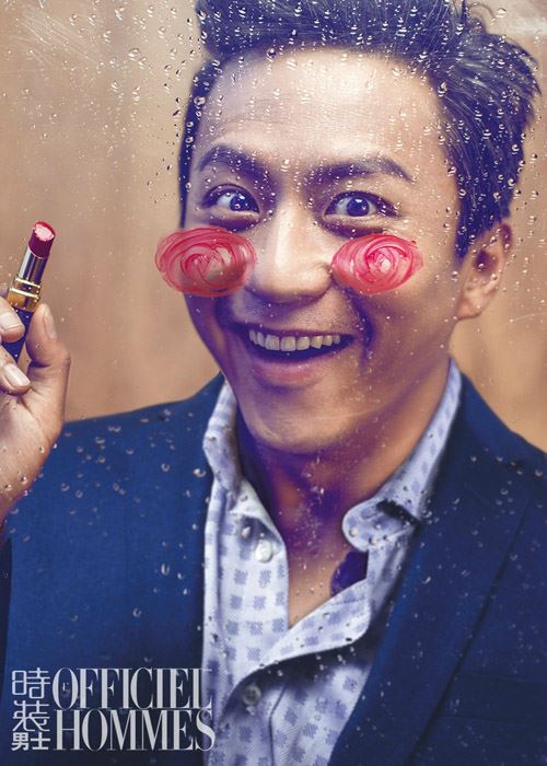 邓超时尚杂志趣味写真图片