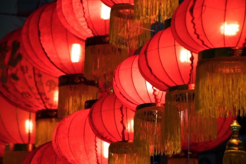 好看节日气氛的红灯笼图片大全