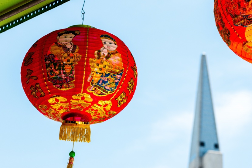 好看节日气氛的红灯笼图片大全