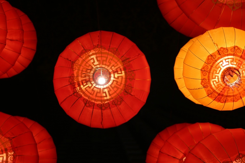 好看节日气氛的红灯笼图片大全