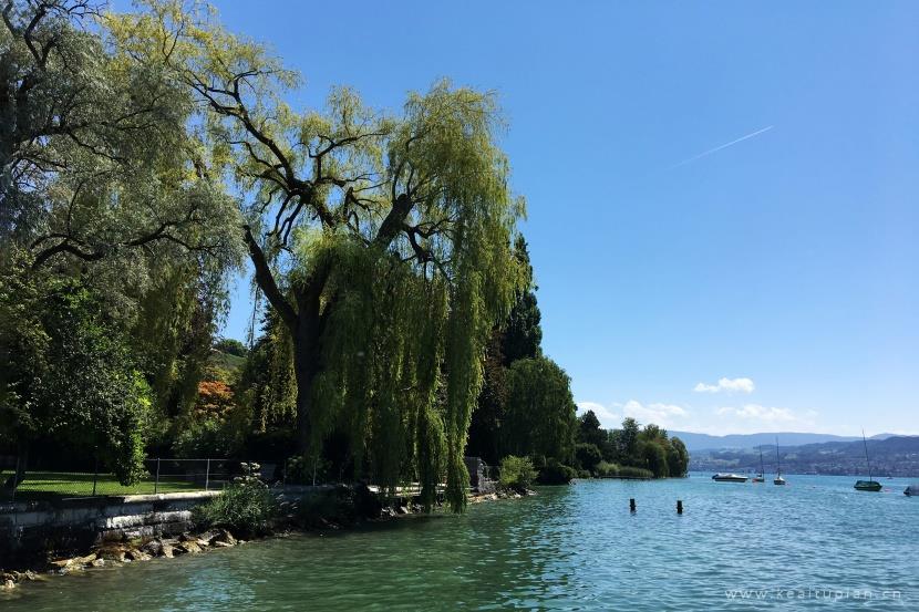 超美瑞士苏黎世湖风景图片大全