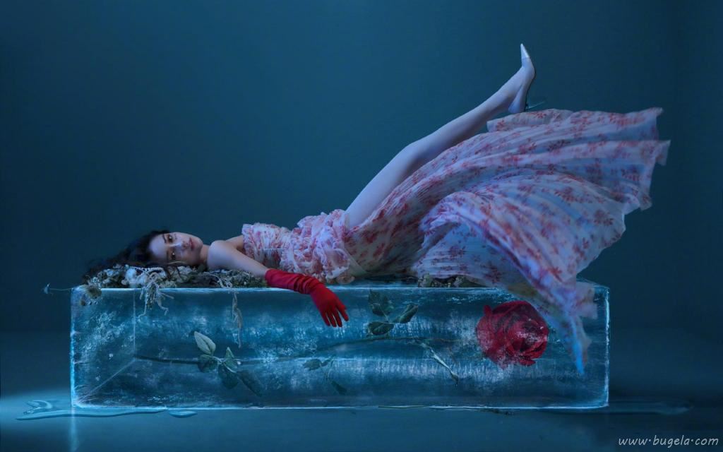  Angelababy冰凌花大片图片