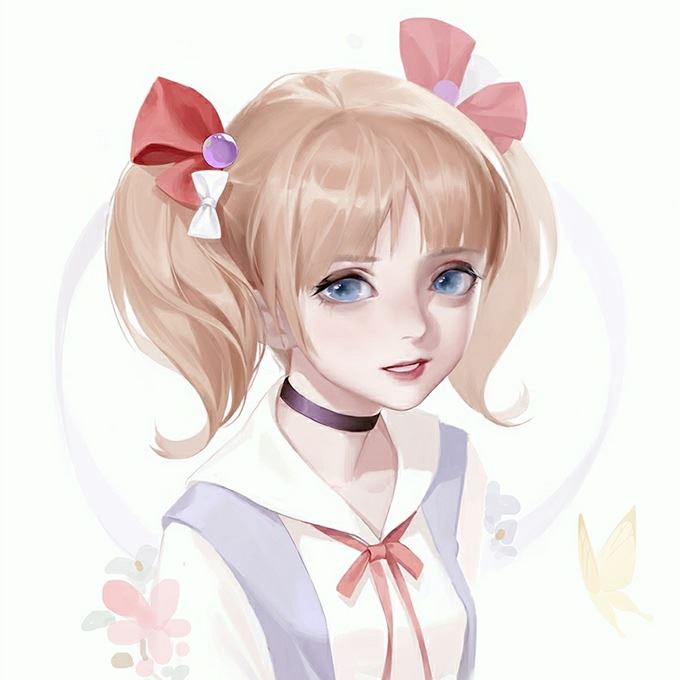 可爱动漫女孩头像图片
