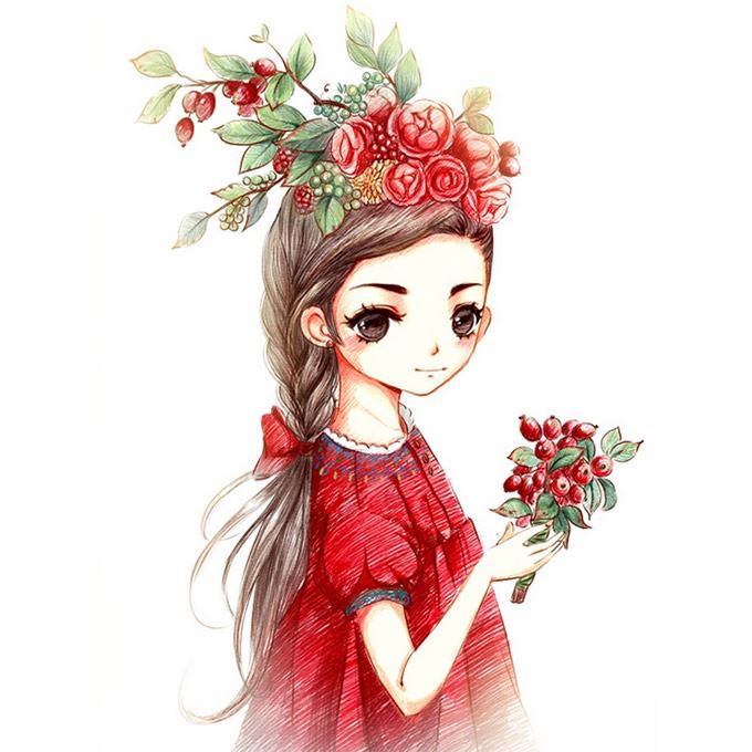 可爱动漫女孩头像图片