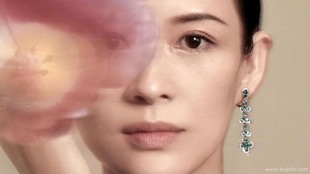 来一波章子怡最新时尚封面写真图片