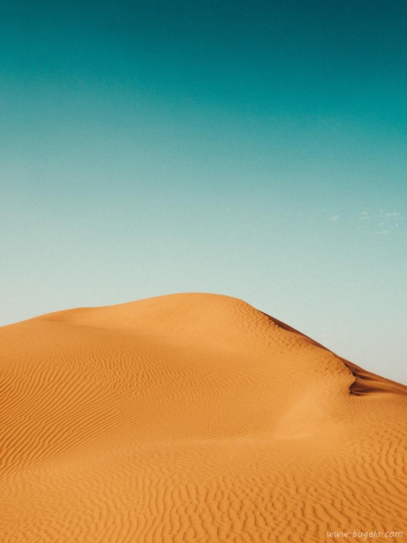 超美无边无际荒凉的沙漠风景图片大全